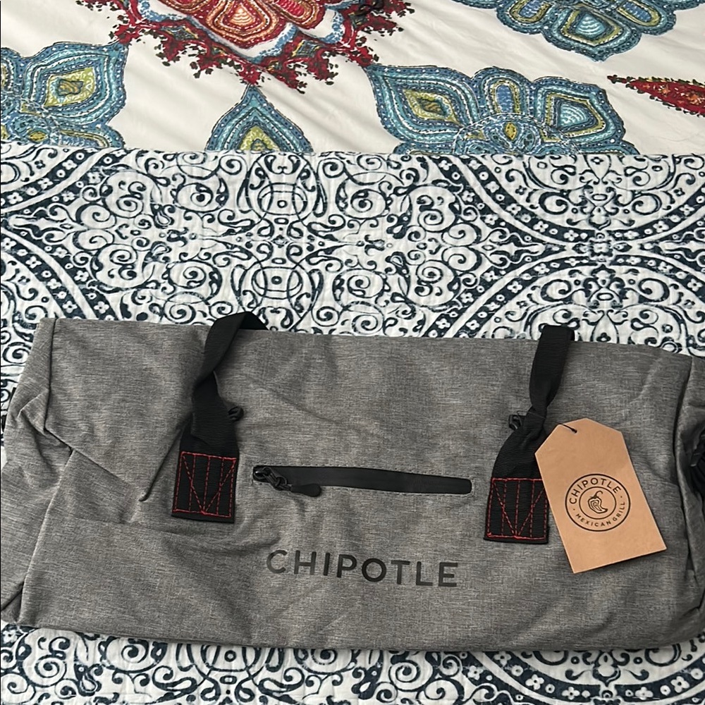 Chipotle Gray Travel Duffel Bag
